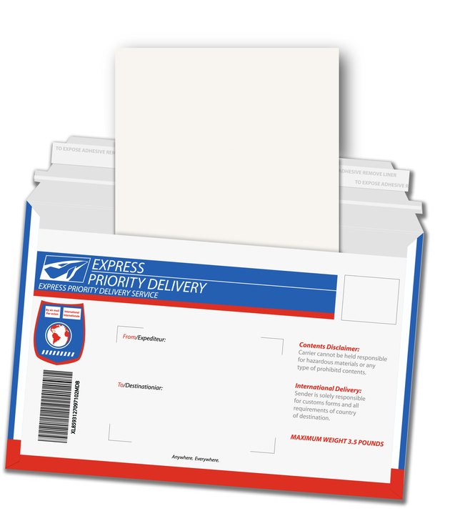 usps priority mail express flat rate envelope postage