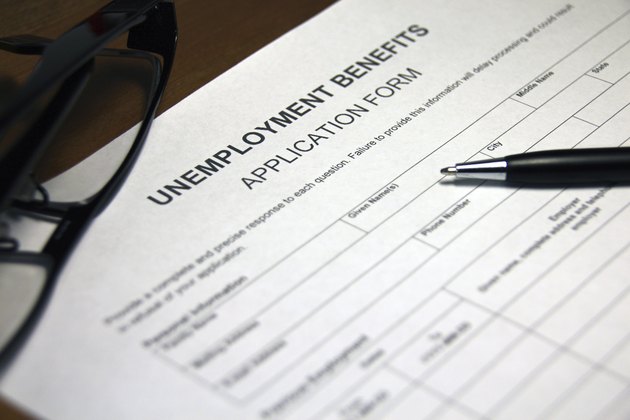 Unemployment benefits application form