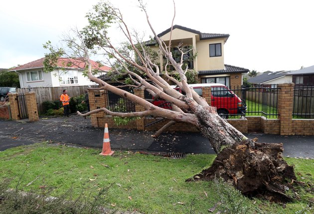 Stormy Weather Hits Auckland