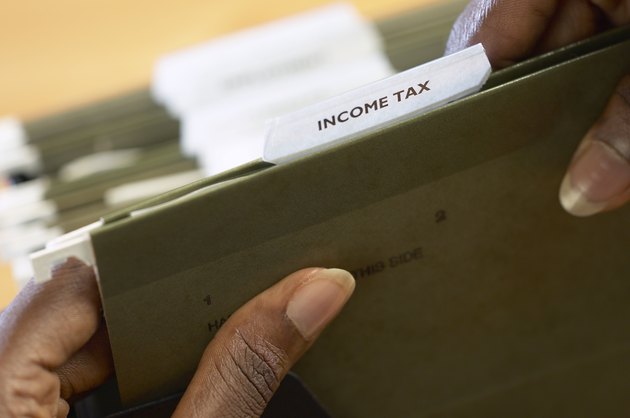 Income tax folder