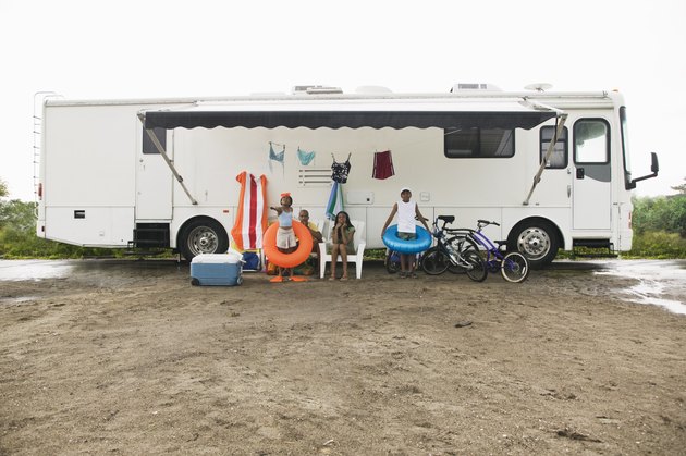 Portrait of family on vacation