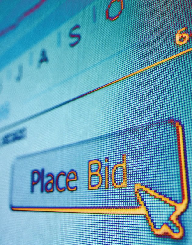 Computer Cursor on an Online Auction Site