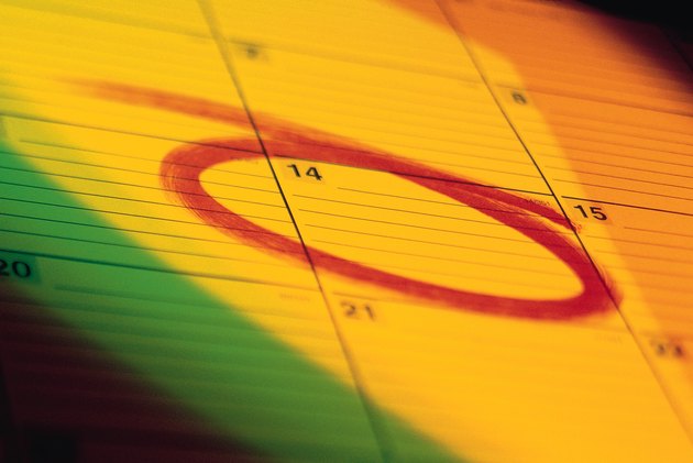 Calendar appointment
