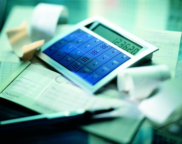 Calculator and check book