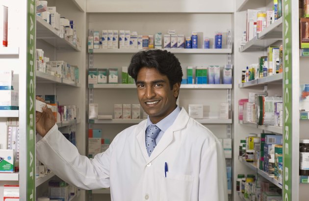 Pharmacist in a pharmacy