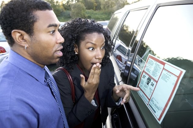 Couple car shopping