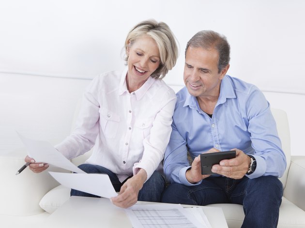 Portrait Of A Couple Enjoying Success