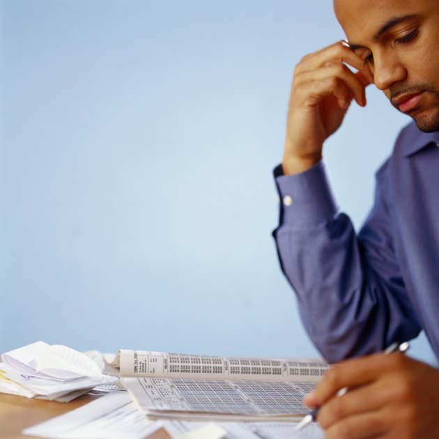 Man Doing Taxes