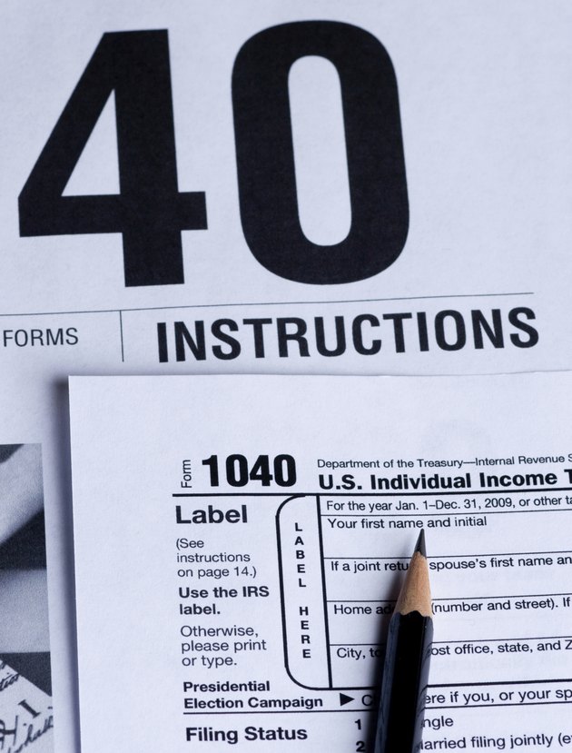 Tax form 1040