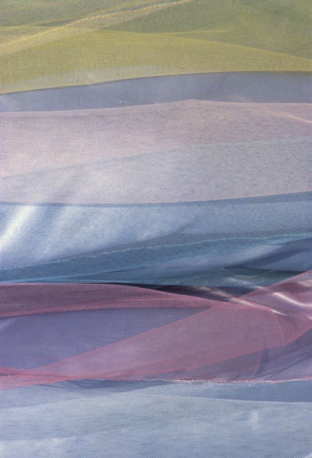 Colorful sheer fabrics