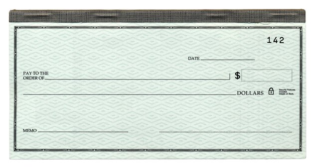 how to print a personal check