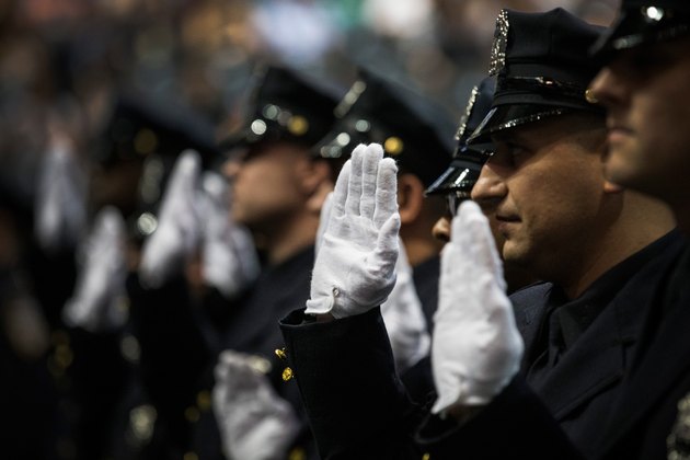 NYPD Cadets Attend Their Graduation