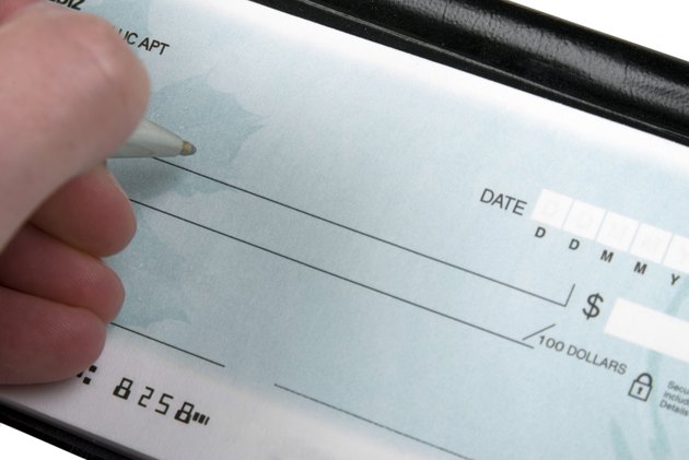 Writing a check