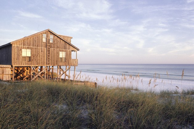 Beach house by ocean, Emerald Coast, FL, USA