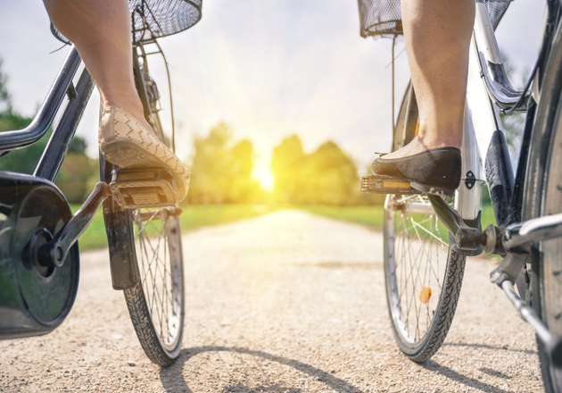 bicycle on the path