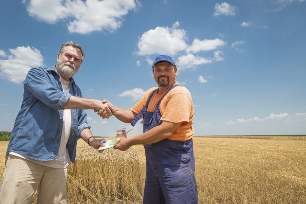 Business handshake