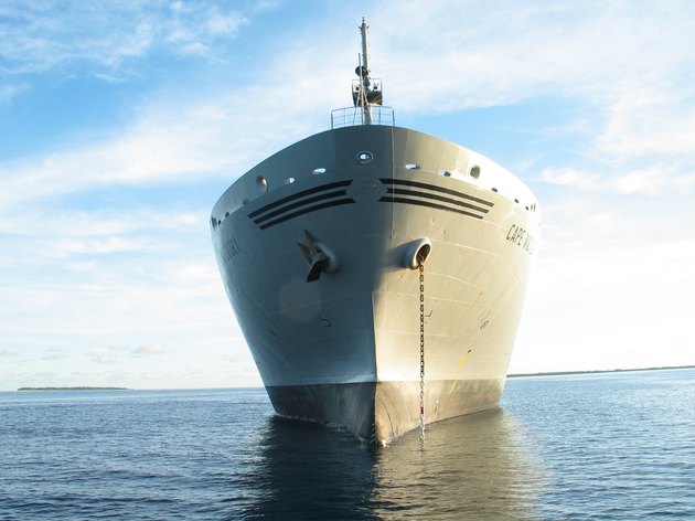 ship at anchor