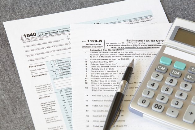 U S income tax form