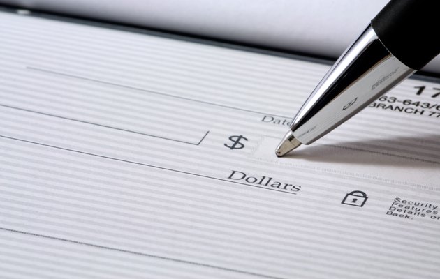 Writing a check