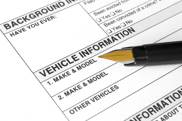 Vehicle form