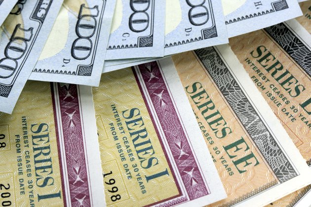 United States Savings Bonds with American Currency - Financial Security
