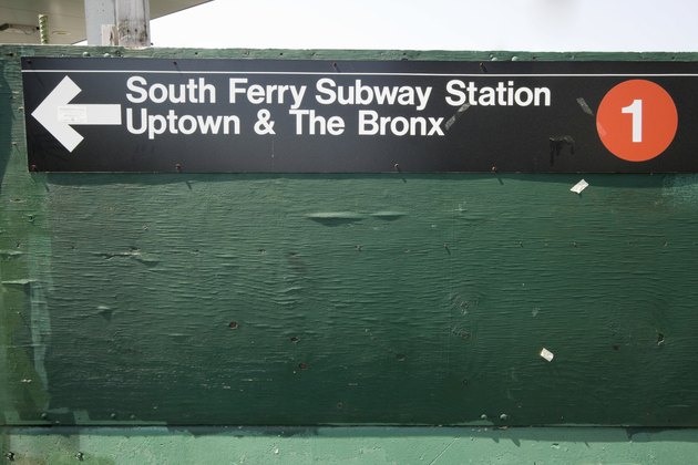Subway sign