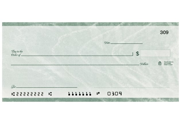 Personal Check with altered numbers