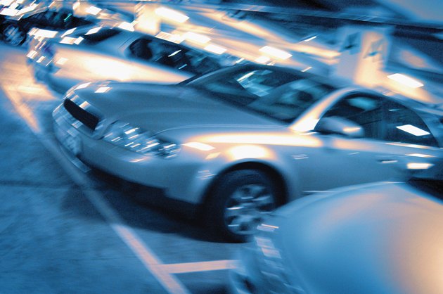Cars parked in a parking lot
