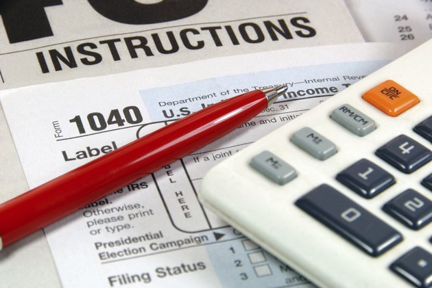 Tax Time Closeup