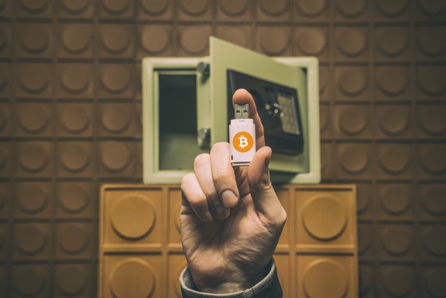 Digital money concept, future of money, digital currency, Bitcoin