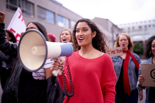No more silencing a women's voice