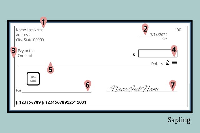 what do you write on the back of a check when depositing