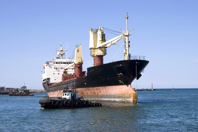 ship and motorboat