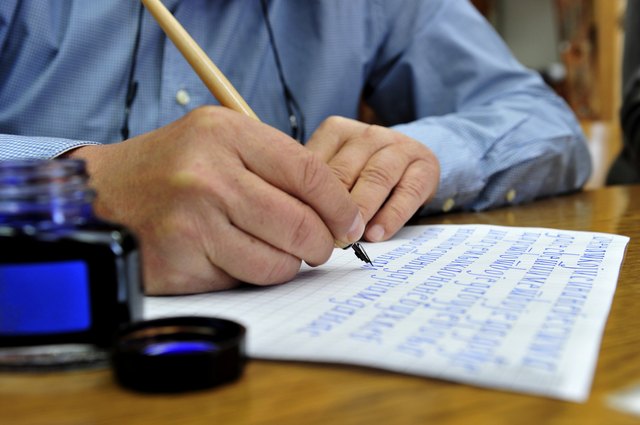 Writing letter