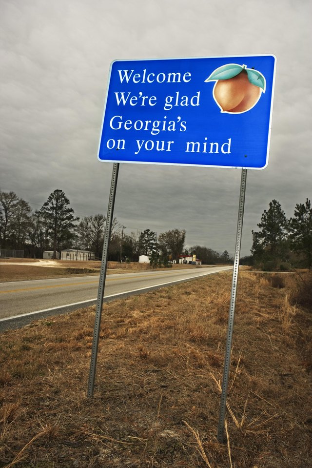 Welcome to Georgia sign