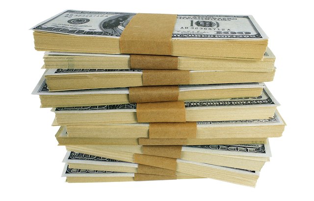 Stack of US money