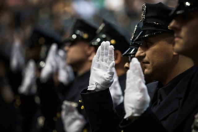 NYPD Cadets Attend Their Graduation