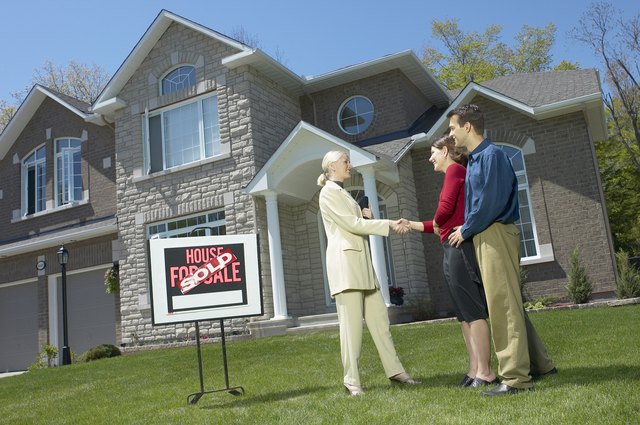 Couple purchasing a home
