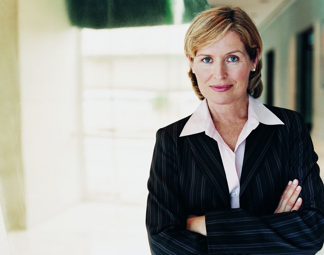 Portrait of a Mature CEO With Her Arms Crossed