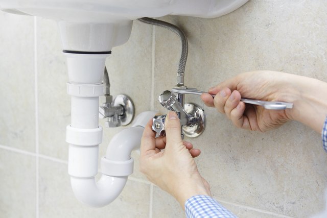 plumber at work
