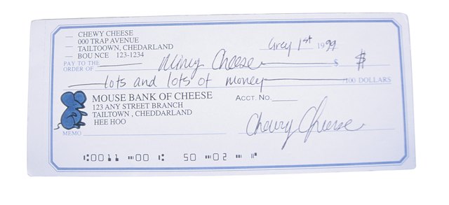 sign a check over to someone else chase bank