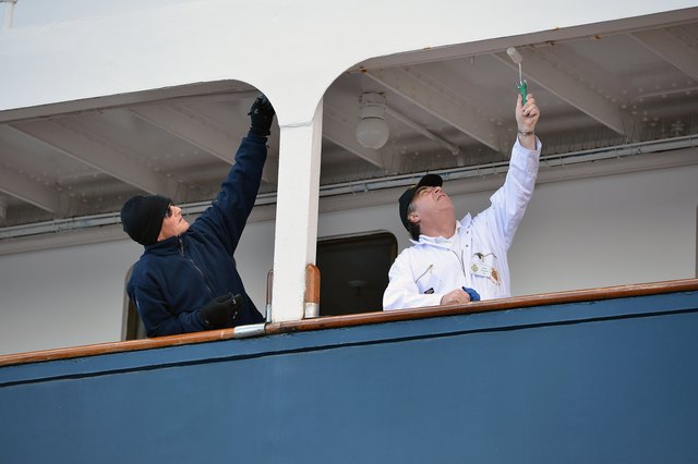 Royal Yacht Britannia's Yotties Prepare For Diamond Jubilee Celebrations