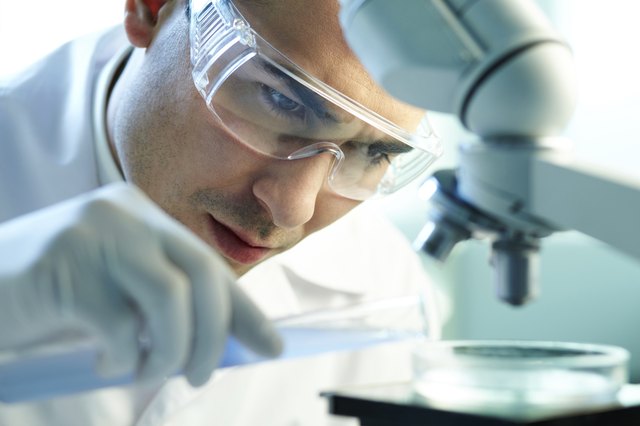 Chemist at work