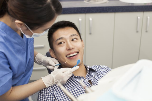Male Patient Receiving Treatment In Clinic