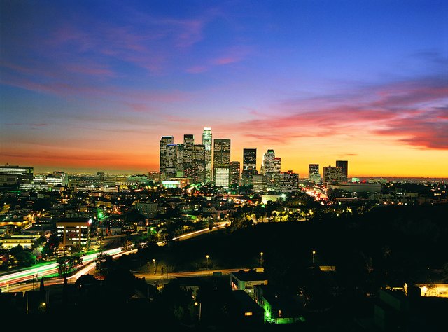 Los Angeles skyline, California, USA