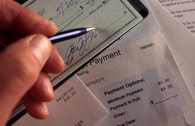 Signing A Check
