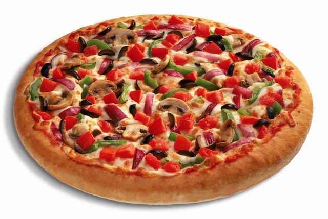 Veggie Pizza on White
